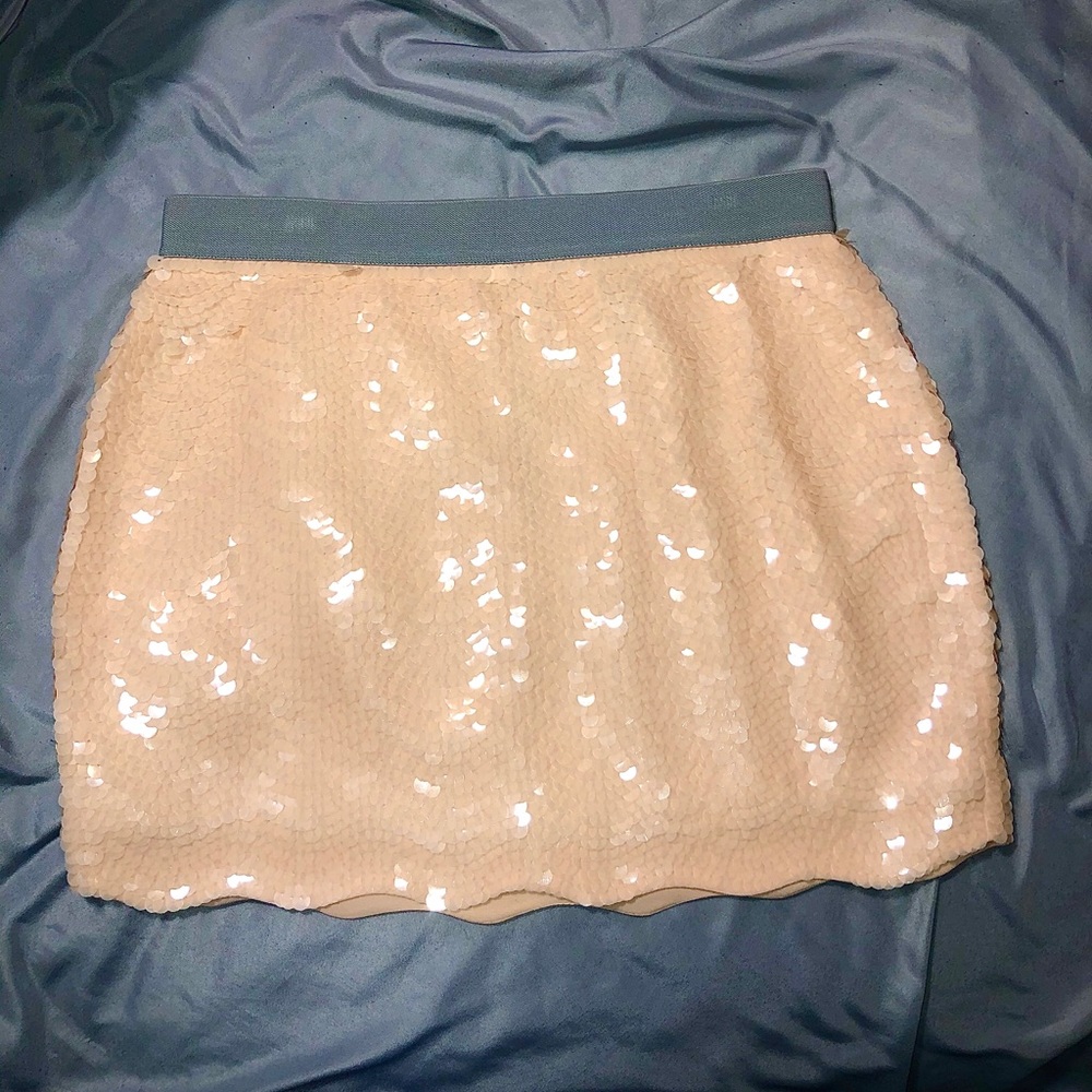 BCBG Sequenced Mini Skirt